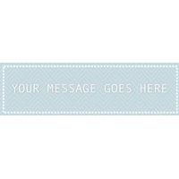 Blue Pastel Perfection Personalised Banner