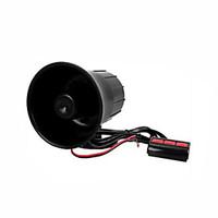 black plastic auto car speaker black warn loud horn trumpet