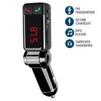 Bluetooth Wireless In-Car FM Transmitter Charger Kit