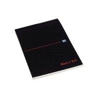 Black n Red Executive Desk Pad 90gsm Margin Ruled 100pp A4 Ref 100100861 [Pack 10]
