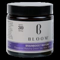 bloom brainboost matcha green tea powder 30g 30g green