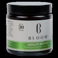 bloom absolute matcha green tea powder 30g 30g green