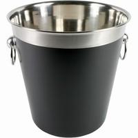 Black Enamel Champagne Bucket