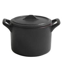 black amp red stoneware casserole dish 13cm set of 6
