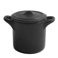 black amp red mini stoneware casserole dish 85cm case of 48