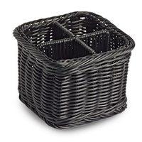 Black Polywicker Cutlery Holder