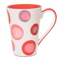 blush spot latte mug