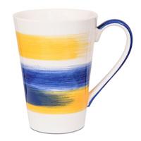 Blue & Yellow Latte Mug