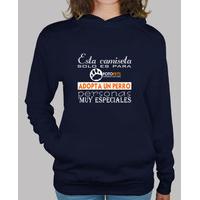 blue sweatshirt