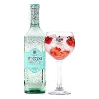 Bloom Gin 70cl With 2 Goblet Glasses