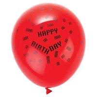 block party balloons pack of 6