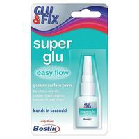 Blu-Tack Bostik (5g) Glu and Fix Super Glue Easy Flow Bottle Safety Cap (Clear)