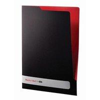 Black n Red by Elba L Polypropylene Folder (1 x Pack of 5)