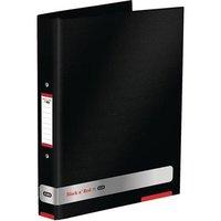 black n red by elba a4 25mm ring binder