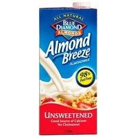 blue diamond almond breeze milk alternative unsweetened 1l