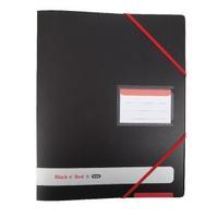 black n red a4 black 16mm 4 ring binder 400078863