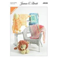 Blankets in James C. Brett Baby Marble DK (JB408)