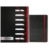 Black n Red 7 Part Folder Buy 4 Get FOC Black n Red A4 Hard Cover