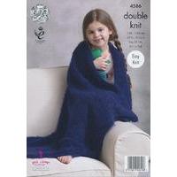 Blankets and Teddy in King Cole Embrace DK (4586)