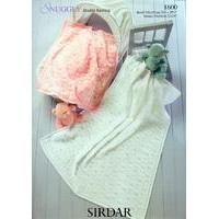 Blanket and Shawl in Sirdar Snuggly DK (1600)