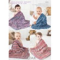 blankets in sirdar snuggly baby crofter dk 1481