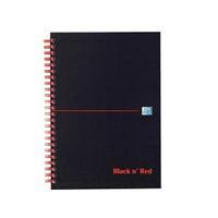 Black n Red Book Wirebound Smart Ruled and Perforated 90gsm 140 Pages