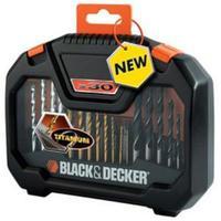 black and decker 30 piece drilling and screwdriver mixed accessory set