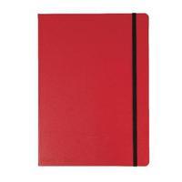 Black n Red RED B5 Notebook Journal Soft Cover 90gm2 Numbered Pages