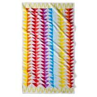 Block Cotton Beach Towel, 420g/m²