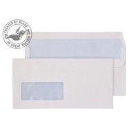 blake purely everyday dl 90gm2 self seal window wallet envelopes white