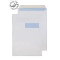 Blake Purely Everyday C4 100gm2 Gummed Window Pocket Envelopes White