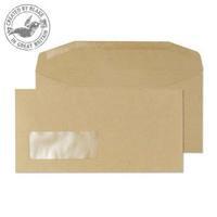 Blake Purely Everyday DL 80gm2 Gummed Window Mailer Envelopes Manilla