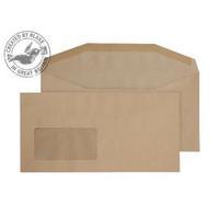 Blake Purely Everyday DL 80gm2 Gummed Window Mailer Envelopes Manilla