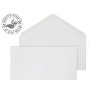 blake purely everyday dl 90gm2 gummed banker envelopes white pack of