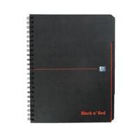 black n red a4 wirebound project book 100080730