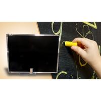 blackboard and chalk set