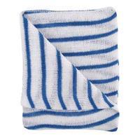 Blue and White Hygiene Dishcloths 16x12 Inches Pack of 10 100755BU