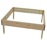 Blooma Rustic Timber Raised Bed (H)150mm (W)1m