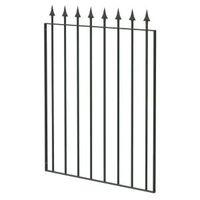 Blooma Steel Spear Top Narrow Gate (H)930mm (W)770mm