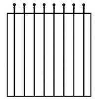 Blooma Steel Wide Gate (H)900mm (W)810mm