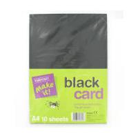 Black Card A4 10 Pack