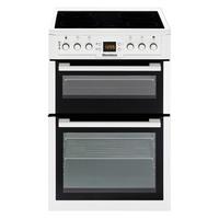 Blomberg HKN61W 60cm Electric Cooker in White Ceramic Hob Double Oven