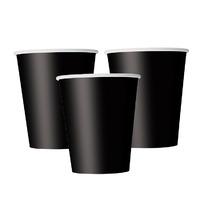 Black Big Value Paper Party Cups