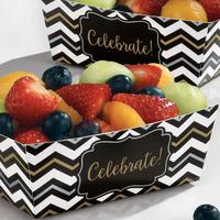Black Rectangle Paper Trays