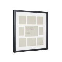 black multi aperture frame 40 x 40 cm