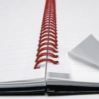 Black n Red A5 Wirebound Hardback Notebook 140 Pages Ruled Pack of 5