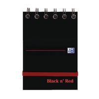 Black n Red A7 Wirebound Notebook 140 Pages Pack of 5 400050435
