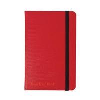 Black n Red Red Hard Cover A6 Notebook 400051202