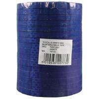 blue polypropylene tape 9mm x66m pack of 16 70521253