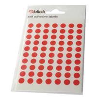 Blick Red Coloured Labels in Bags Pack of 20 RS003250